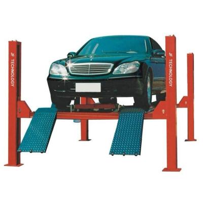 China Steel Body 4 Ton 9000lb Four Post Column Car Lift Crane Four Cylinder Hydraulic Jack For Cars Lift Vehicles Sollevatore Automobile for sale