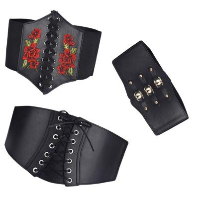 China New Breathable High Fashion Customized Sexy Women Waist Slimming Alloy Corset Wide Elastic Waistband for sale