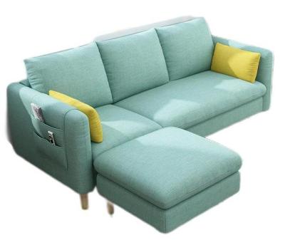 China Set Tufted Flat Detachable Living Room Sofa Set Scandinavian Fabric Sofa for sale