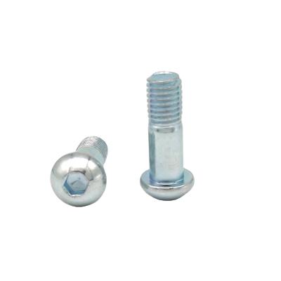 China Pan Grade 4.8 8.8 10.9 12.9 Blue Zinc ISO 9001 Machine Screw Round Socket Head Button Hex Bolt Main Cap Screw for sale