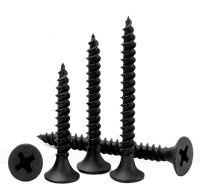 China Pan Fine / rough thread high quality black phosphate bonded gypsum drywall screws tornillo drywall for sale