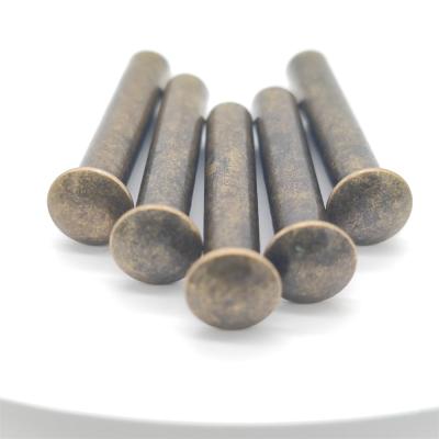 China OEM Stainless Steel Round Head Brass Bronzer Hollow Tubular Rivet Rivet for sale