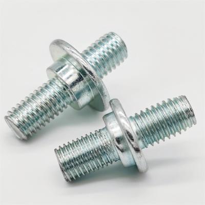 China Health Care Double End Sided Two Threaded Screw With Round Washer for sale