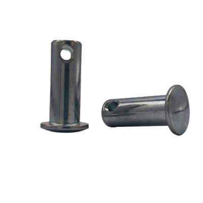 China Mild Steel Side Hole Flat Head Rivets 4Mm-10Mm Solid Steel Rivets OEM As Per Customers' Requirement for sale