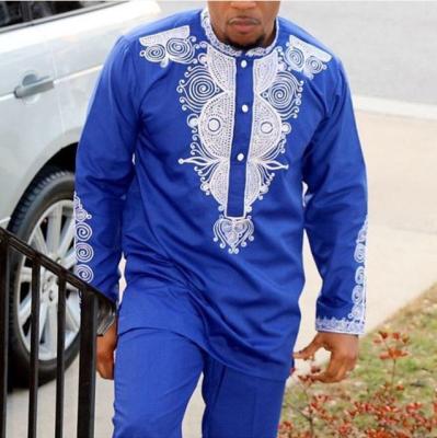 China Dashiki Clothing H and D Wholesale East African Clothing High Quality Patterns Pants Shirt Design For Men for sale