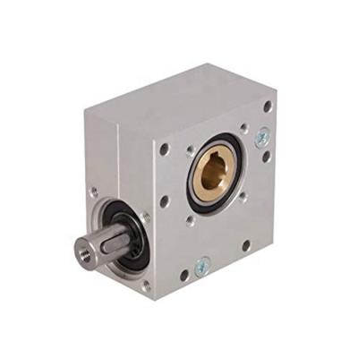 China Automation Industry Worm Gearbox Ratio Housing 40:1 Small Mini Micro Miniature Aluminum Bevel / Miter For Rotating Stage Or Valve Restaurant for sale