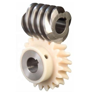 China Hotels OEM design precision delrin plastic nylon worm gear for sale for sale