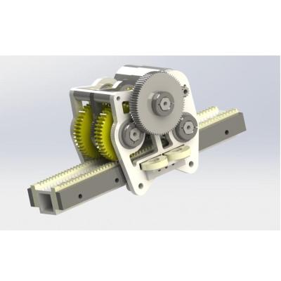 China Hotels high quality helical rack and pinion assembly for sale