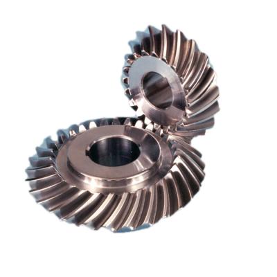 China Hotels Custom CNC Machining Steel Micro Mini Small Pinion Gear / Spiral Bevel Pinion Assembly Manufacturer for sale