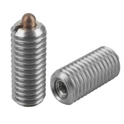 China Custom Titanium Zinc Plunger Spring Pin China Suppliers Factory Manufacture Stainless Steel Alloy Zinc for sale