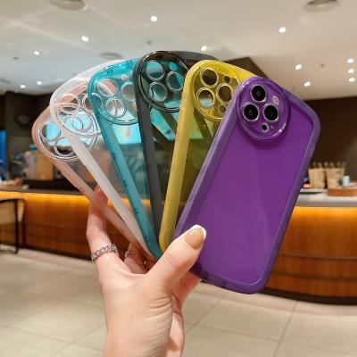 China Transparent Phone Case Protective Camera Shockproof Bumper Clear Soft Cover for iPhone 14 13 pro 11 12 XS Max XR X 7 8 plus for iphone xsmax for sale