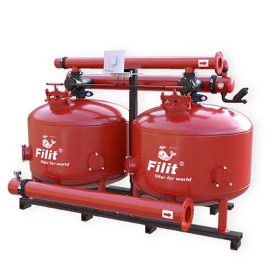 China Hotels Shallow Sand Filter Siemens Control System Silica Sand Filter Equipment for sale