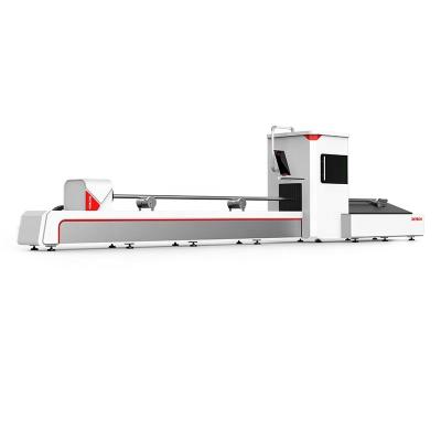 China Steel Pipe And Tube Laser Cutting Machine Fiber Laser Cutting Machine /Mild Tube Laser Cutter for sale