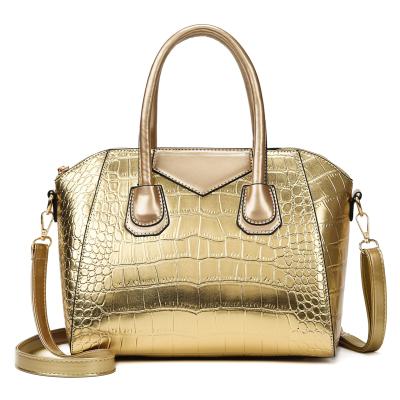 China Cheaper price high quality crocodile single shoulder strap water resistant lady bags leather handbag for sale