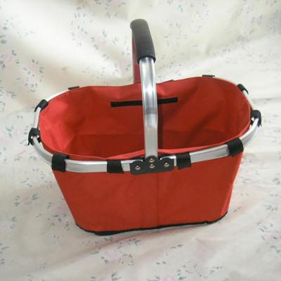 China Weight Capacity: Low price 10KGS high quality two-handle portable orange basket cooler shopping basket for sale