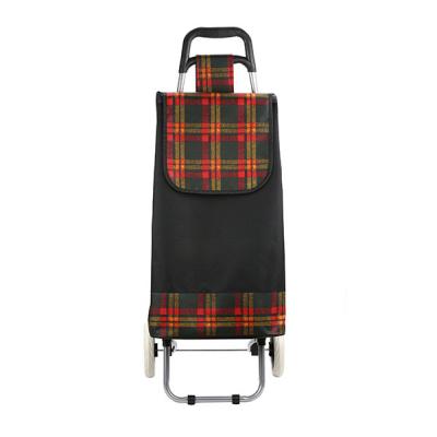 China Portable Low Price Fabric Weight Capacity Bag Trolley Trolley Outdoor Folding Shopping Trolley Shopping Trolley for sale