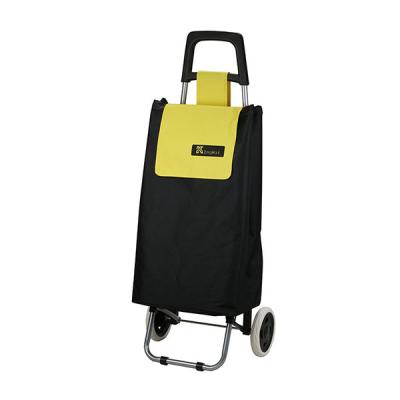 China Hot Shopping Weight Capacity Shopping Mall Large Capacity Cloth Bag Trolley Folding Portable Shopping Cart for sale