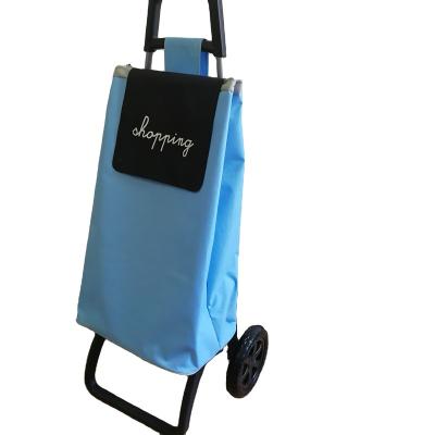 China Fashionable weight capacity china shopping mall cloth bag trolley folding portable shopping cart for sale