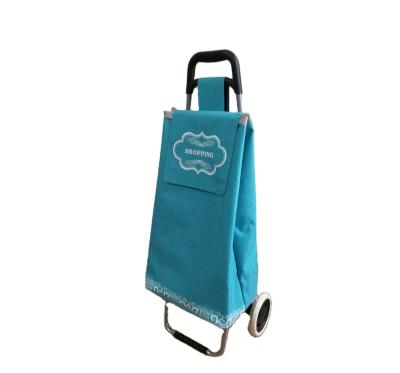 China 2021 Weight Capacity Cheap Price Large Capacity Portable Fabric Bag Camping Shopping Foldable Shopping Trolley for sale