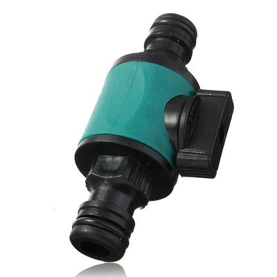 China Common Water Hose To Hose Nozzle Garden Hose Plastic Mender With Valve for sale