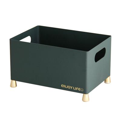 China Simple and stylish right angle cosmetic storage article desktop storage storage box for sale