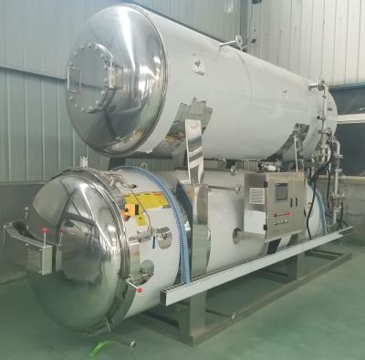 China Food and Beverage Sterilization Steam Heating Water Immersion Retort Sterilizer Autoclave for Canned Meat for sale