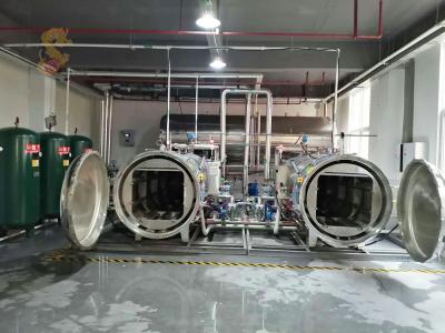 China Pouch Caned Bottle Oatmeal Retort Machine Retort Sterilizer Food and Beverage Sterilization Food for sale