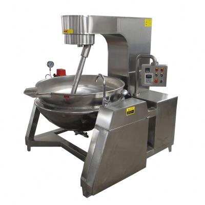 China Deli Halwa Automatic Planetary Stirring Pot Making Machinery Jacketed Kettle For Fresh Sauce for sale