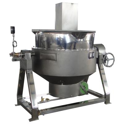 China Industrial Coated Canner Tank Milk Boiling Pan Cooking Mixer Machine for sale