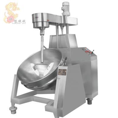 China High Quality Vegetable Processing Plant Stainless Steel Steam Tilting Kettle Lined Mixer Cooking Pots for sale