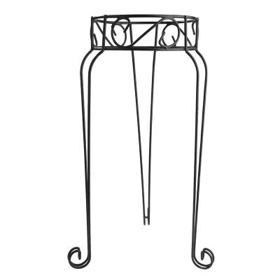 China CLASSIC Wholesale modern design iron metal garden balcony plant flower pot stand decoration for sale