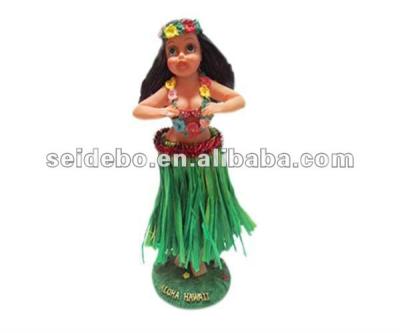 China American Canada Europe the most popular Polynesian dance dancer dash figurine for sale