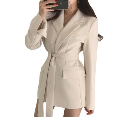 China Self-cultivation Breathable Female All-match Jacket Small Suit British Style Autumn Coat Drape Suit for sale