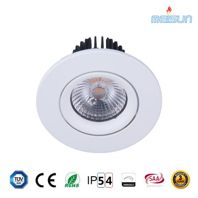 China Adjustable European Quality COB Spot 2700K 5W 7W LED Down Light for sale