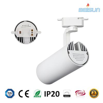 China High Quality AC100-277V Hotel TOP SALE Led Track Light Kit 230W White Track Light Housing For Shop Front for sale