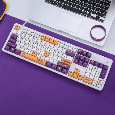 China Computer Keyboard Zijin theme mechanical game keyboard key cap PBT heat sublimation OEM full set of key caps for sale