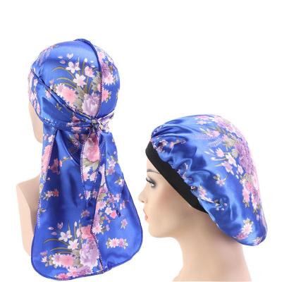 China Low Moq Multifunctional Fashion Soft Satin Silky Designer Logo Luxury Custom Hair Durags With Hood for sale