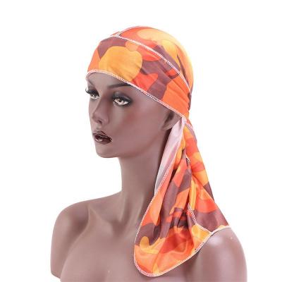 China Multifunctional Custom Printed Long-Tail Extra Head Wraps Doo Rag Do Rag Durags For Men Du Rag Designer Durag for sale