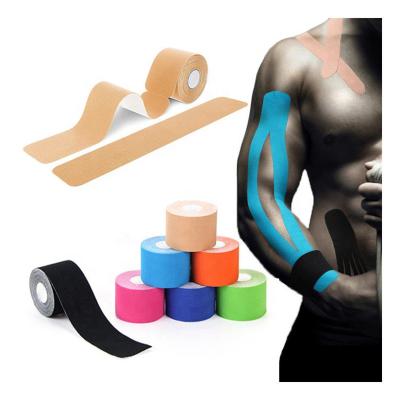 China Wholesale Cotton Support Orthopedics Physiotherapy Muscle Therapy Factory Sports Safety Sports Pad Manufacturer Waterproof Kinesiology Tape for sale