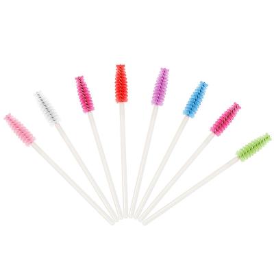 China ZDS Beauty Disposable Holder Lash Brushes Eyelash Extension Mascara Cleaning Brush Spoolie Brush Cleaner for sale