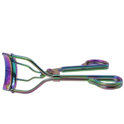 China ZDS Wholesale Price Metal Eyelash Curler Stainless Steel Rainbow Eyelash Disposable High Quality Eyelash Curlers Eye Lashes Curling Clip for sale