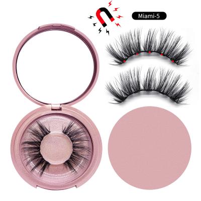 China Beauty Logo Custom Magnetic Box Private eye band made lashes false eyelashes Mink Lashes 3d wholesale seller beauty kit for sale