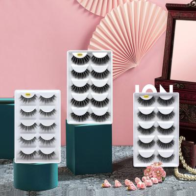 China High Quality Black Natural Portable False Eyelashes Eye Beauty 5 Pairs False Eyelash Sets for sale