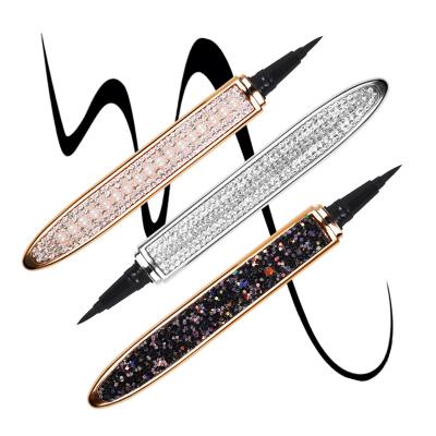 China Tender Waterproof Waterproof Eyeliner Lasting Adhesive Self Adhesive Strip Lashes Diamond Eyeleash Eyeliner Glue Pen for sale