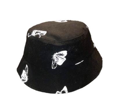 China Street Customized Durable Reflective Big Bucket Hat Spring Butterfly Fisherman And Summer Umbrella Bucket Hat for sale