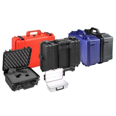 China Waterproof Shockproof Dustproof Factory Black Waterproof Camera Equipment Case Plastic Portable Bar Flight Case Toolboxs for sale