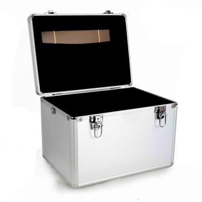 China Carry Storage Case Hot Wholesale Hardware Manufacturer Aluminum Vinyl Record Heavy Duty Handle Storage Box for sale