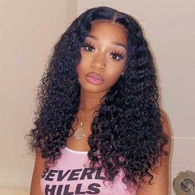 China Curly Hot Sale Cheap V Shape Machine Made Wigs, Glueless Kinky Curly No Lace Part Thin Wig, High Density 100% Virgin Hair Wigs for sale