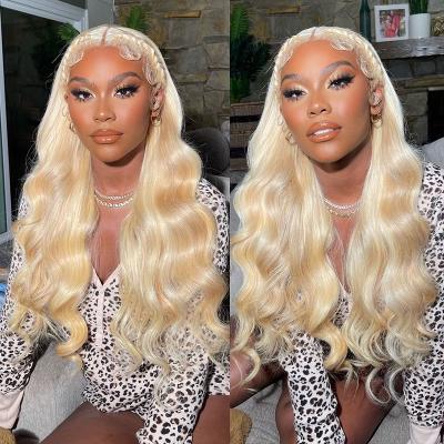 China Russian Kinky Curly Free Sample Free Sample Lace Closure 613 Raw Blonde Wefted Blonde Bundles With Headband for sale