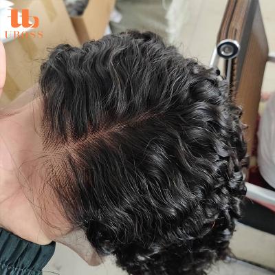 China Peruvian Deep Transparent Lace Front Human Hair Wigs 13x6 Silky Straight Wave HD Wigs Pre Plucked 150% Density Hair Wigs for sale